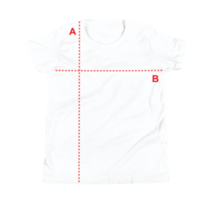 product size for t-shirts