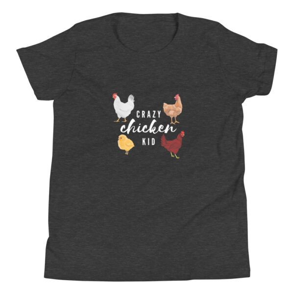 the kids farm crazy chicken kid t-shirt in grey