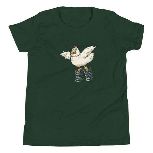 spring chicken kids t-shirt color forest