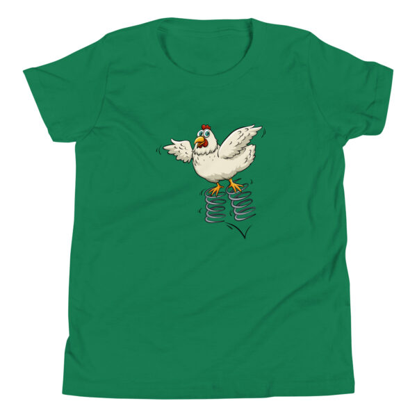 spring chicken kids t-shirt color green