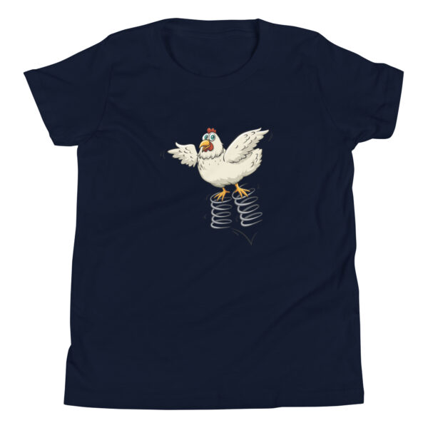 spring chicken kids t-shirt color navy blue