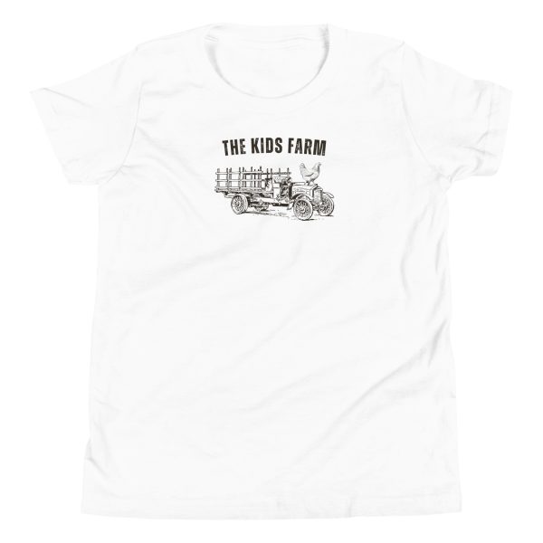 the kids farm t-shirt in the color in white